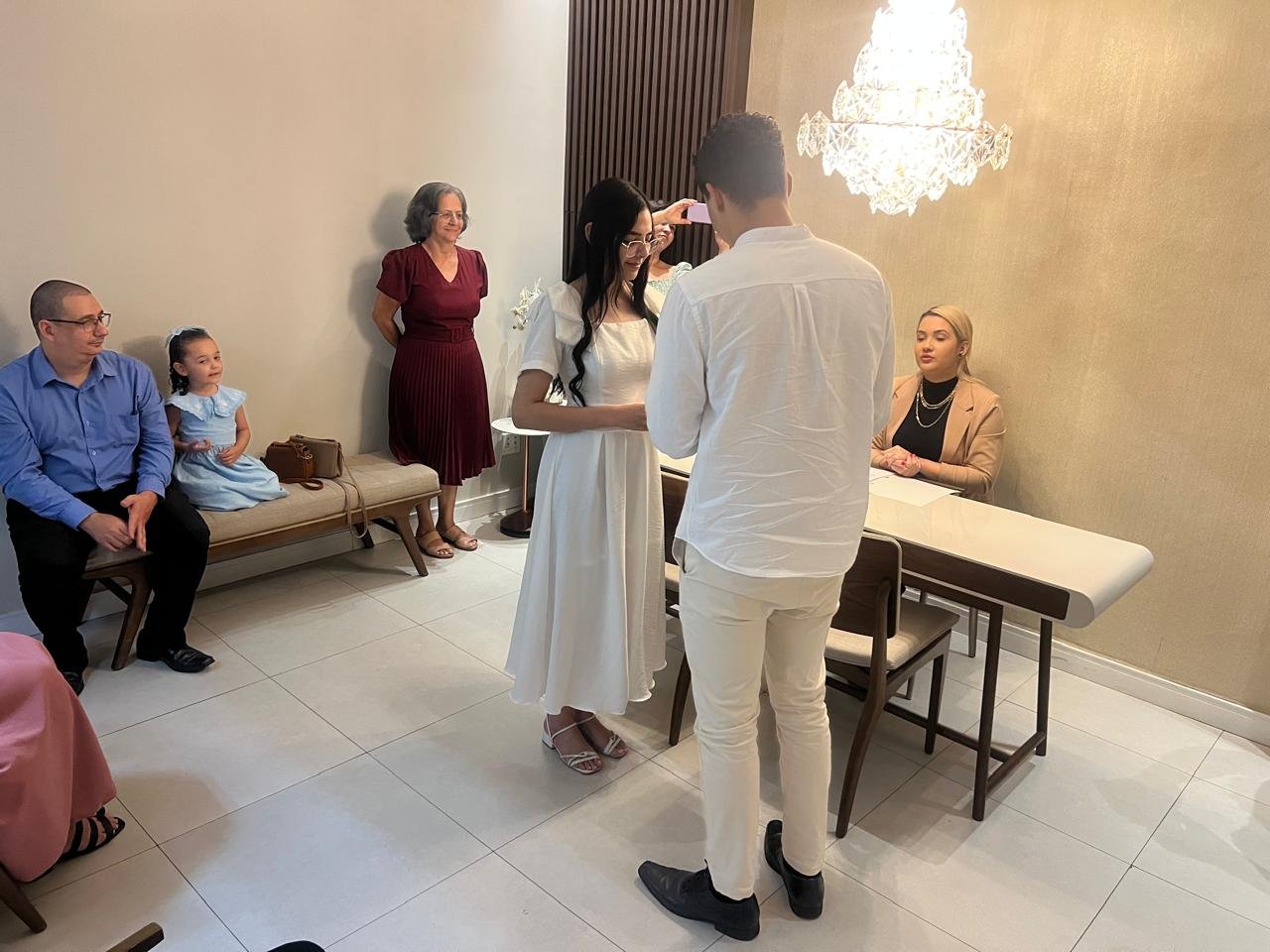 Foto da cerimônia